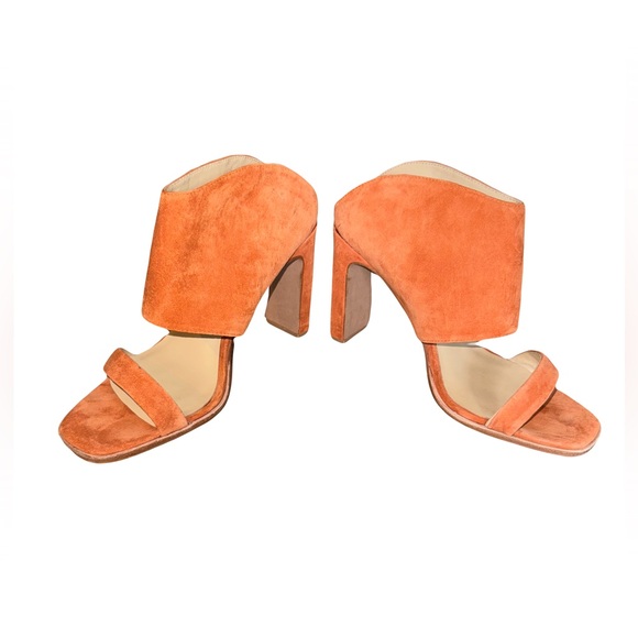 Shoes - 42 Gold Women’s Linx Wrapped Heel Suede Sandals in Mecca Tan Size 10 (41)